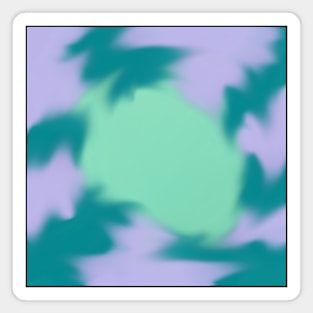 Green Tie Dye Magnet